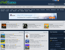 Tablet Screenshot of enuffgames.com